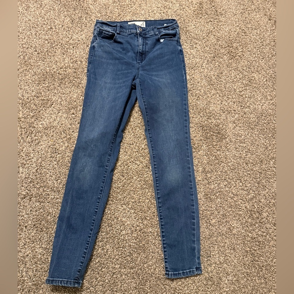 Garage Dark Blue Skinny Jeans